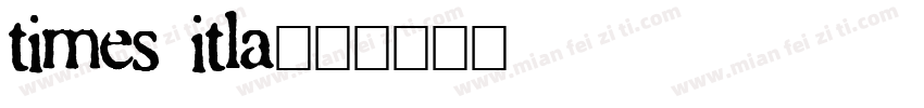 times itla字体转换